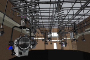 телевизионная студия ВГТРК постановочное освещение SolidWorks