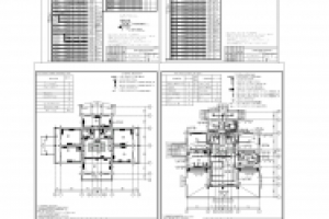 Индивидуальный жилой дом из рубленного бревна