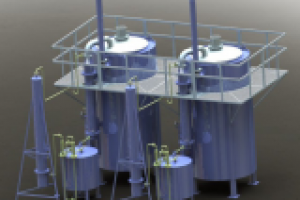 Установка для переработки и утилизации углеродсодержащих отходов