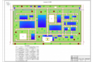 Генплан территории завода
