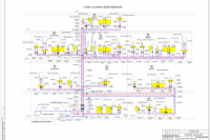 Схема ГВС, ХВС коттеджа