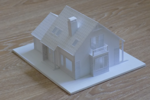 макет жилого дома