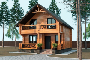 Баня из клееного бруса