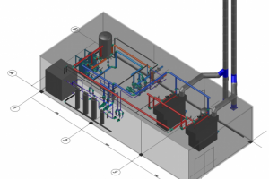 Твердотопливная котельная (технологические трубопроводы)