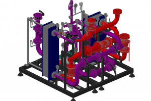Узел подготовки горячей воды для нужд ГВС