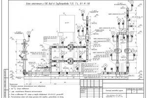 Чертеж трубопроводной обвязки в составе проекта ТМ