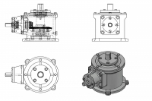 Редуктор конический i=3,5