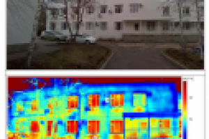 Тепловизионные съёмки и замеры сопротивления теплопередаче стены