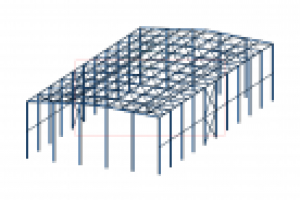 Проект склада 30х60м с фермами "Молодечно"