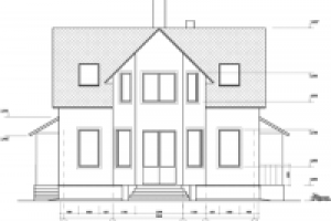 Индивидуальный жилой дом площадью 90 кв.м.