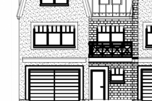 2x008-Проект блокированного 3 этажного жилого дома 14.4x80.74 27