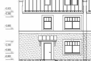 2x004-Проект блокированного 3 этажного жилого дома 7.3x72.74 148