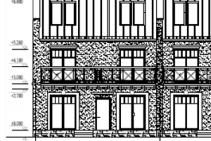 2x001-Проект блокированного 3 этажного жилого дома 11.6x80.74 11