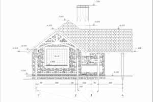 1x012-Проект 1 этажной бани 7.6x8.55 35м.кв.