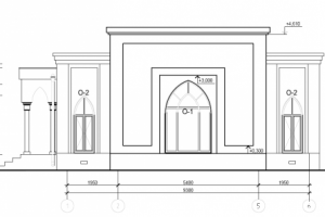 1x007-Проект 1 этажного дома 9.3x11.55 80м.кв.