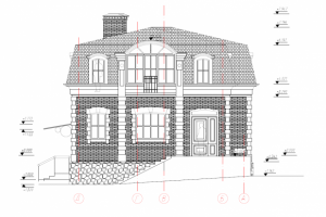 1x003-Проект 2 этажного дома 9.3x14 250м.кв.