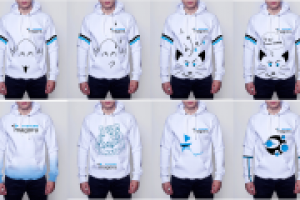 Иллюстрация, надписи, логотип на одежду.