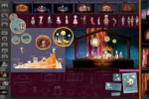 Сценография к спектаклю в театре кукол. Проект