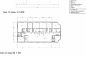 Проект гостиницы. Чертеж.