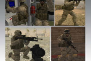 Текстуры бойцов ВМФ США для игры Battlefield 2