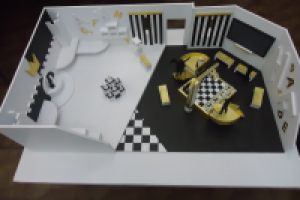 Макет. Шахматная выставка