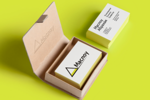 Концепт визитки и лого "Маслоу"