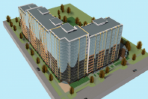 жилой многоэтажный дом