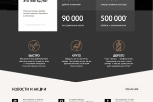 Barbershop. Учебный проект от HTML Academy