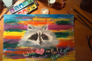 Рисунок от руки, гуашь