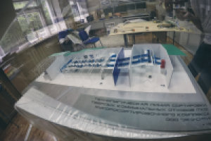 Макет линии сортировки ТБО