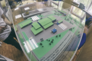 Макет промышленного комплекса по сортировке ТБО