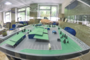 Макет промышленного комплекса по сортировке ТБО