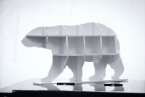 Белый медведь - прототип стенда/стеллажа