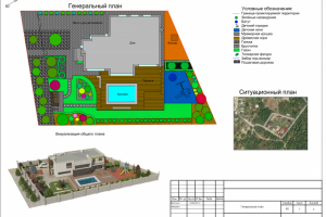 Чертежи по ландшафтному дизайну