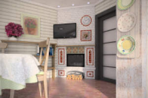 п. Черноисточинск, веранда в стиле прованс.
