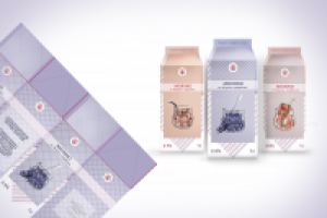 Дизайн упаковки молока