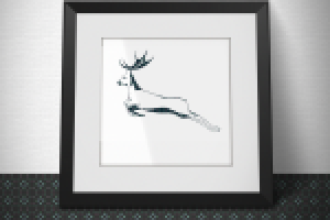 Стилизованный олень