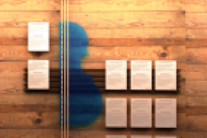 Информационный стенд для муз. школы