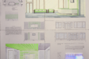 Эскизное решение вестибюля музыкальной школы