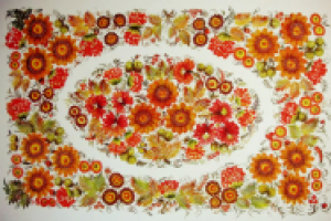 Петриковская роспись, размер 40х60