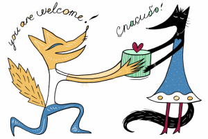 Иллюстрация для подарочного блокнота 10 х 15