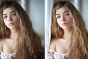 Ретушь, портрет