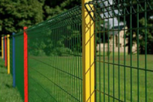 Забор из сетки с полимерным покрытием