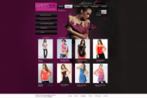 макет сайта магазин-одежды