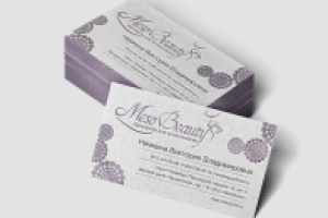 Визитка косметологического центра Meso Beauty