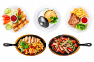 Фотосъемка еды (сеть ресторанов "Большие тарелки")