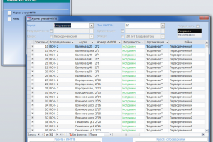 База пожарных гидрантов в районе