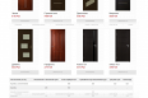 Лендинг.  Продажа дверей