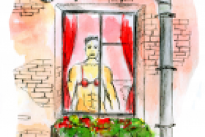 Иллюстрация к книге Д.Д.Сэлинджера "Над пропастью во ржи"