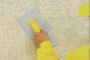 Отделка стен декоративной штукатуркой